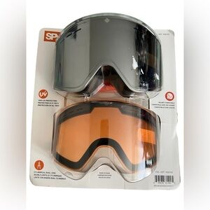 SPY+ Mainstay Snow Goggles — Smoke & Orange
